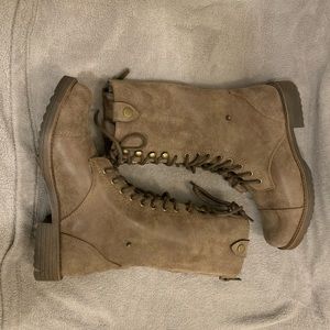 Lace-Up Combat Boots